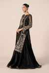 3 Piece Embroidered Organza Suit
