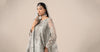 3 Piece Embroidered Organza Suit