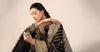 3 Piece Embroidered Raw Silk Suit