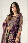 3 Piece Embroidered Organza Suit