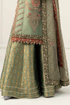 3 Piece Embroidered Organza Suit