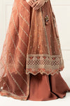 3 Piece Embroidered Zari Net Suit