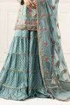 3 Piece Embroidered Silk Jacquard Suit