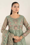 3 Piece Embroidered Organza Suit