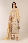3 Piece Embroidered Chiffon Suit