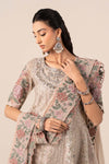 3 Piece Embroidered Organza Suit
