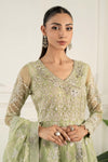 3 Piece Embroidered Organza Suit