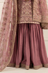 3 Piece Embroidered Organza Suit