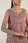 3 Piece Embroidered Organza Suit