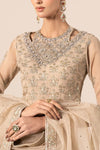 3 Piece Embroidered Organza Suit
