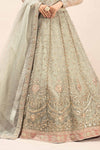 3 Piece Embroidered Organza Suit