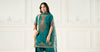 3 Piece Embroidered Raw Silk Suit