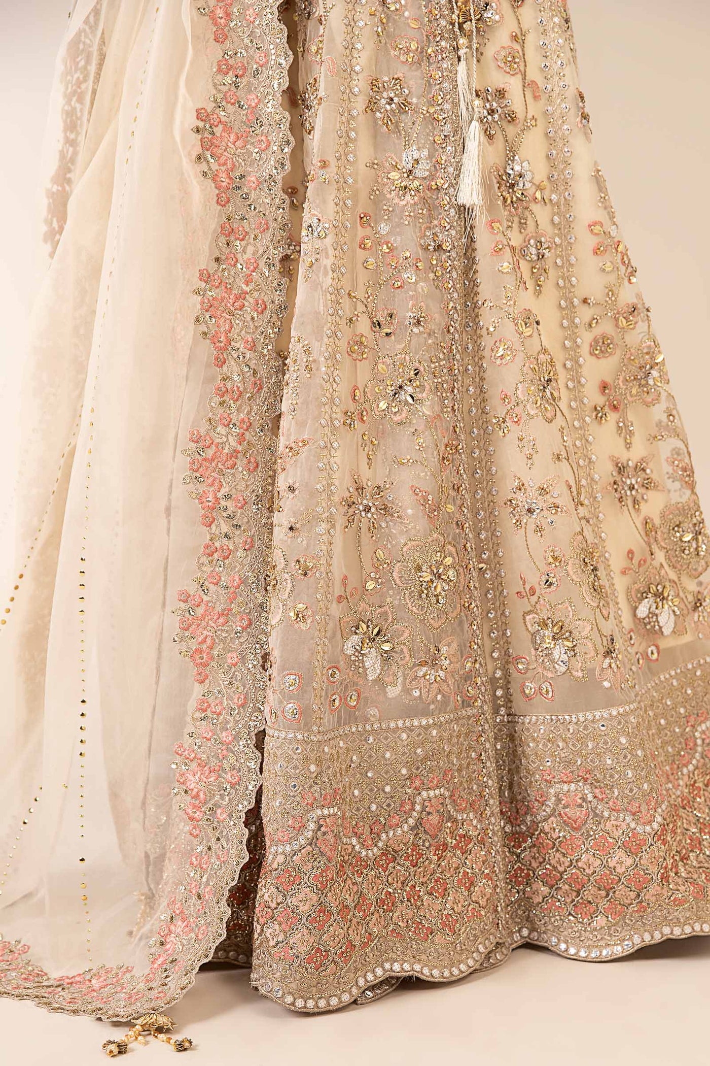 3 Piece Embroidered Organza Suit | SF-EF25-64
