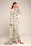 3 Piece Embroidered Chiffon Suit