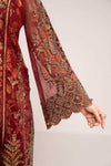 3 Piece Embroidered Organza Suit
