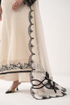 3 Piece Embroidered Chiffon Suit