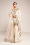 3 Piece Embroidered Chiffon Suit