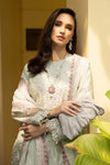3 Piece Embroidered Raw Silk Suit