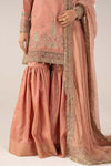 3 Piece Embroidered Raw Silk Suit