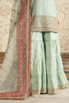 3 Piece Embroidered Cotton Lurex Suit