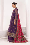 3 Piece Embroidered Zari Net Suit