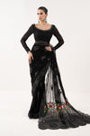 Embroidered Chiffon Saree