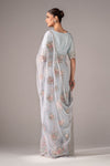 Embroidered Chiffon Saree