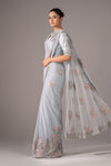 Embroidered Chiffon Saree