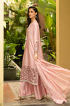 3 Piece Embroidered Raw Silk Suit