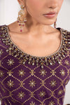Embroidered Chiffon Saree