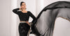 Embroidered Chiffon Saree