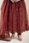 3 Piece Embroidered Frock