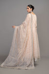 4 Piece Embroidered Frock