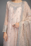 4 Piece Embroidered Frock
