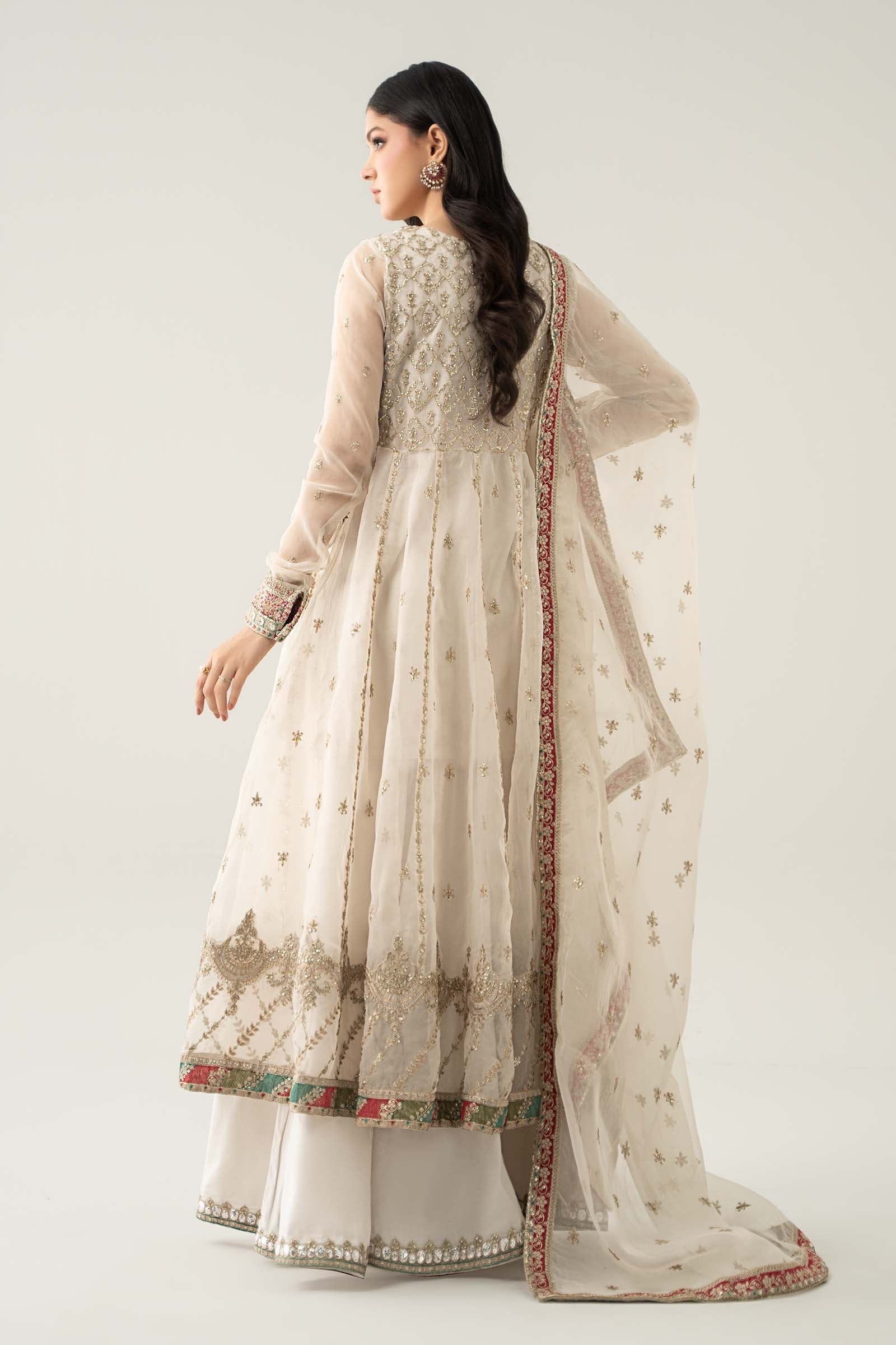 3 Piece Embroidered Suit