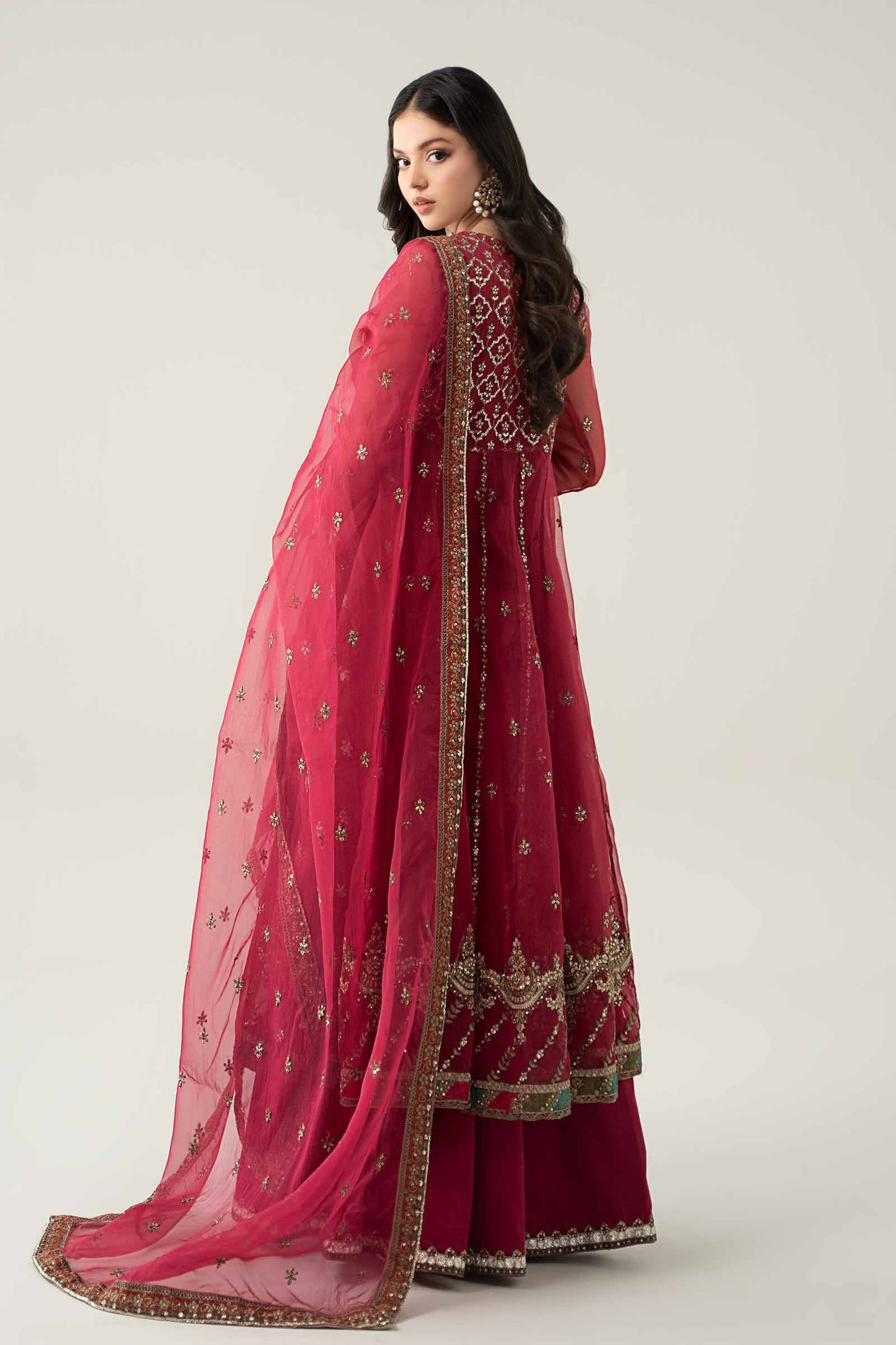 3 Piece Embroidered Suit