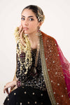 3 Piece Embroidered Raw Silk Suit