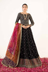 3 Piece Embroidered Raw Silk Suit