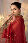 3 Piece Embroidered Organza Suit