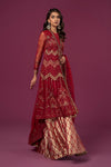 3 Piece Embroidered Net Suit