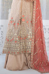 3 Piece Embroidered Organza Suit
