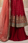 3 Piece Dyed Chiffon Suit