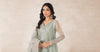 3 Piece Embroidered Organza Suit