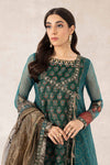 3 Piece Printed Organza Suit