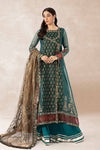 3 Piece Printed Organza Suit