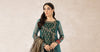 3 Piece Printed Organza Suit