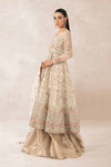 3 Piece Embroidered Organza Suit