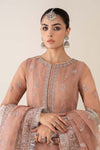 3 Piece Embroidered Organza Suit