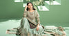 3 Piece Embroidered Silk Cotton Net Suit