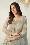 3 Piece Embroidered Organza Suit